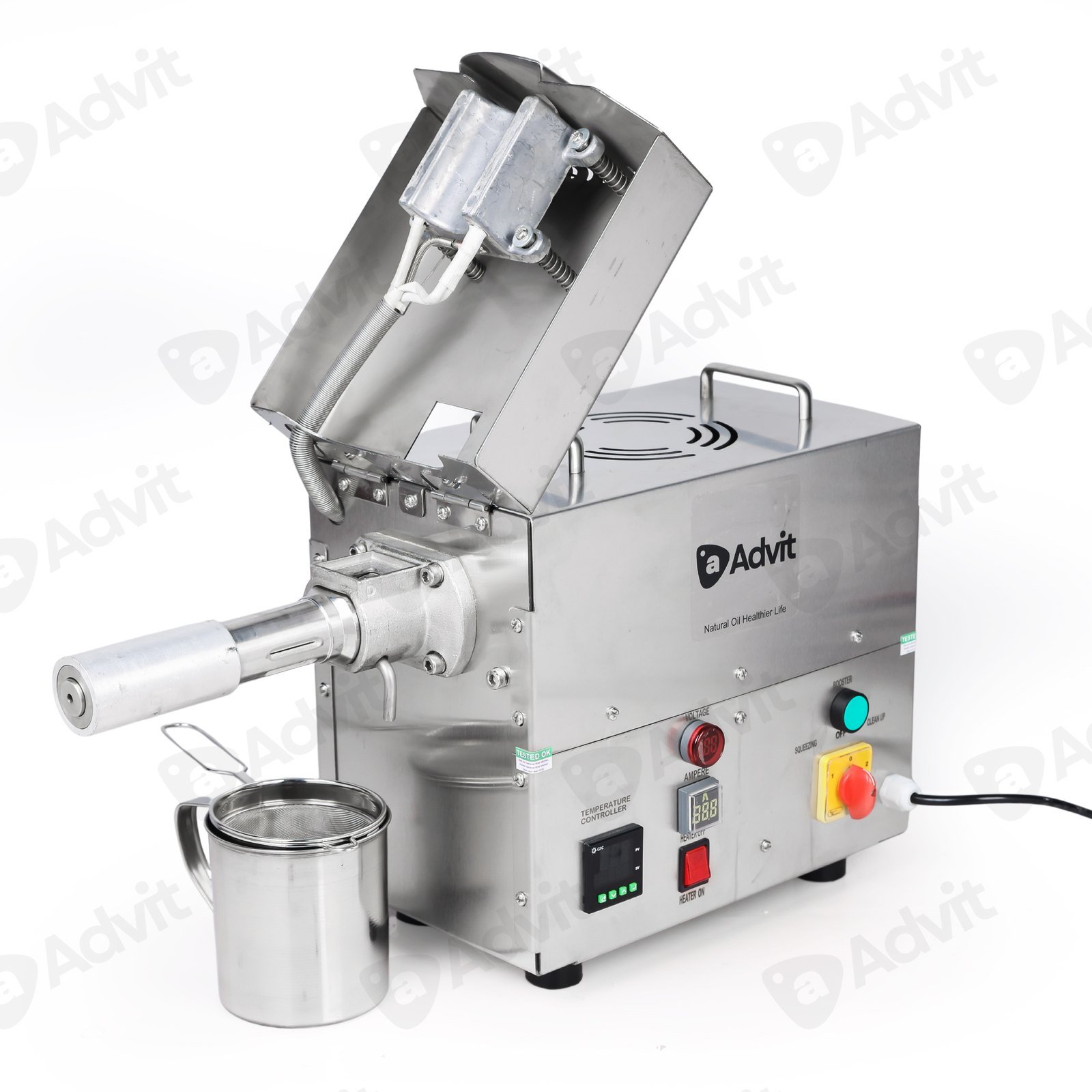 1600 Watt Commercial Cold Press Oil Machine
