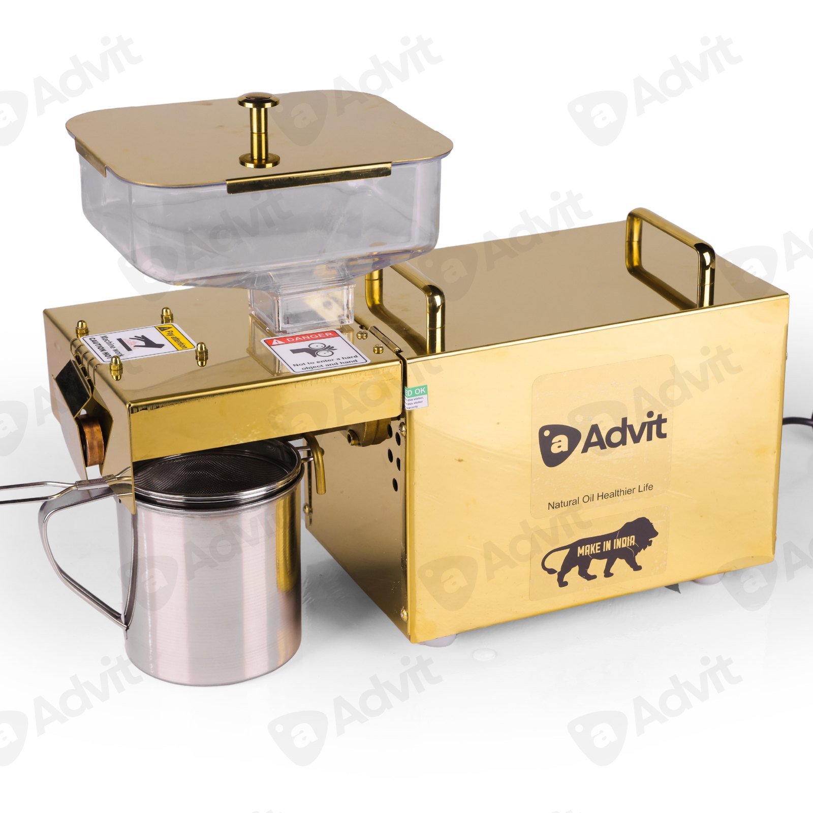 400 Watt Gold Home Cold Press Oil Machine